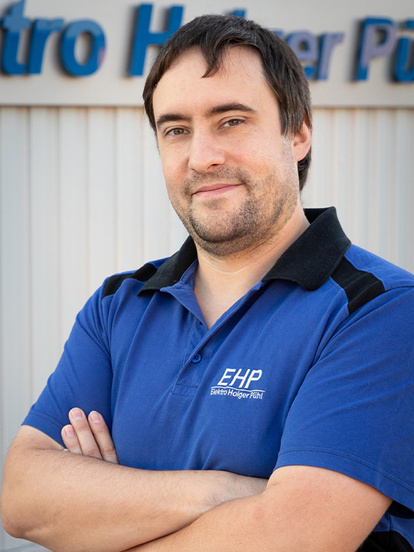 Mathias Schinner bei Elektro Holger Pühl in Kemnath