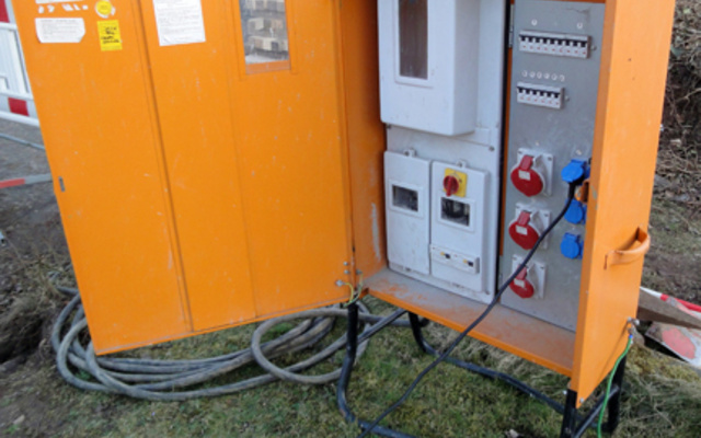Baustrom bei Elektro Holger Pühl in Kemnath
