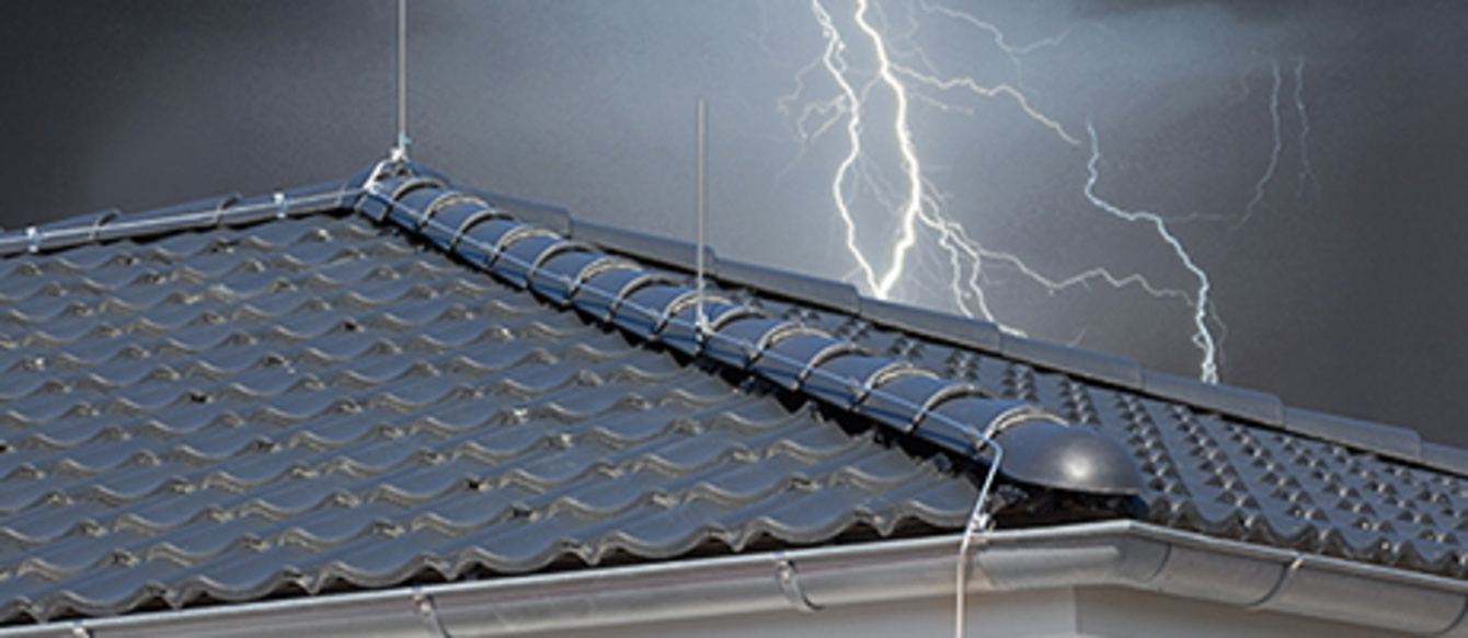 Äußerer Blitzschutz bei Elektro Holger Pühl in Kemnath